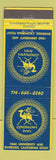 Matchbook Cover - Caravan Inn Riverside CA