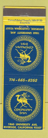 Matchbook Cover - Caravan Inn Riverside CA
