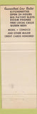 Matchbook Cover - Downtowner Motel Las Vegas NV WEAR