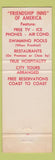 Matchbook Cover - Landmark Motor Lodge Glens Falls NY