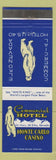 Matchbook Cover - Commercial Hotel Monte Carlo Casino Elko NV
