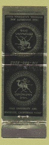 Matchbook Cover - Caravan Inn Riverside CA WEAR