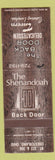 Matchbook Cover - Shenandoah Back Door Deli Tavern Chesterland OH