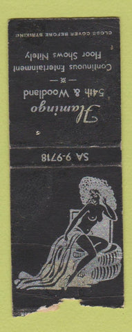 Matchbook Cover - Flamingo Los Angeles? Girlie POOR BOBTAIL