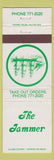 Matchbook Cover - The Jammer Hyannis MA