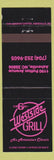 Matchbook Cover - Westside Grill American Restaurant Asheville NC
