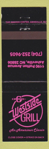 Matchbook Cover - Westside Grill American Restaurant Asheville NC