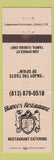 Matchbook Cover - Blanco's Restaurant Tampa FL WEAR