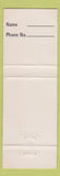 Matchbook Cover - Bachelor's Bait bar