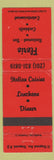 Matchbook Cover - Florio Restaurant Ringwood NJ WEAR