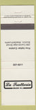 Matchbook Cover - LA Trattoria Italian Restaurant Boston MA Beacon Hill