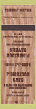 Matchbook Cover - Pineridge Cafe New Meadows ID