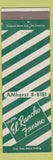 Matchbook Cover - Hotel El Rancho Fresno CA