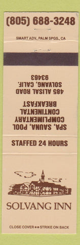 Matchbook Cover - Solvang Inn CA