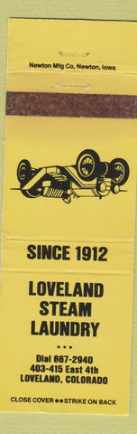 Matchbook Cover - Loveland Steam Laundry Colorado