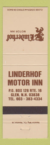 Matchbook Cover - Linderhof Motor Inn Glen NH