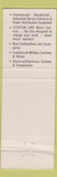 Matchbook Cover - Cutler Hammer Control Industrial Electric Memphis TN WEAR