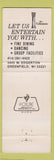 Matchbook Cover - The Columns Greenfield WI