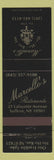 Matchbook Cover - Marcello's Ho Ho Kus Inn NJ Suffern NY