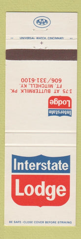 Matchbook Cover - Interstate Lodge Fort Mitchell KY