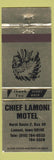 Matchbook Cover - Chief Lamoni Motel Lamoni IA Indian