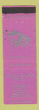 Matchbook Cover - Holiday Shores Motel McGregor IA snowmobile graphic