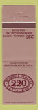 Matchbook Cover - Merrill Street 220 Restaurant Birmingham MI