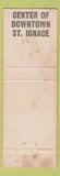 Matchbook Cover - Belle Isle Inn St Ignace MI WEAR