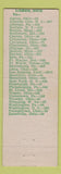 Matchbook Cover - Crosser Service oil gas Lisbon OH