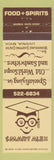 Matchbook Cover - Smart Alex Restaurant Livonia MI