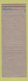 Matchbook Cover - Motel Wayne Fort Wayne IN WORN