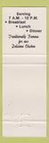 Matchbook Cover - Kalka's Restaurant Lake Delton WI WORN