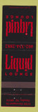 Matchbook Cover - Liquid Lounge Omaha NE