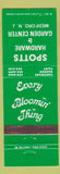 Matchbook Cover - Spotts Hardware Garden Center Medford NJ