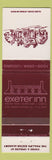 Matchbook Cover - Exeter Inn NH
