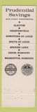 Matchbook Cover - Prudential Savings Loan Clayton St Louis Union MO Warrenton