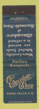 Matchbook Cover - Chocolate Shop Sioux Falls SD