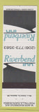 Matchbook Cover - Riverbend Inn Post Falls ID