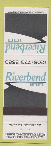 Matchbook Cover - Riverbend Inn Post Falls ID