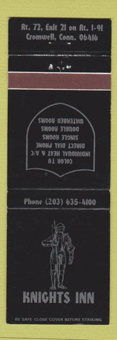 Matchbook Cover - Knights Inn Cromwell CT
