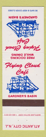 Matchbook Cover - Flying Cloud Cafe Atlantic City NJ