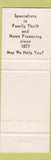 Matchbook Cover - Haverhill Co Operative Bank