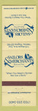 Matchbook Cover - Sailors and Merchants Bank Trust Vienna VA WEAR