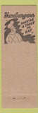Matchbook Cover - Pat's Grill Ringgold GA low phone Great Dane
