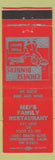 Matchbook Cover - Mei's Chinese Restaurant Westminster CA red