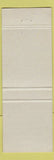 Matchbook Cover - Knowles Restaurant Dunnville ON yellow
