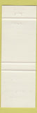 Matchbook Cover - Fourrures Albert Menard Chicoutimi QC neon pink