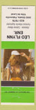 Matchbook Cover - Leo Flynn Cabinet Maker Ville de Laval QC pinup