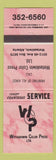 Matchbook Cover - Wetaskiwin Color Press Printing AB pink