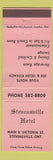 Matchbook Cover - Stevensville Hotel ON pink